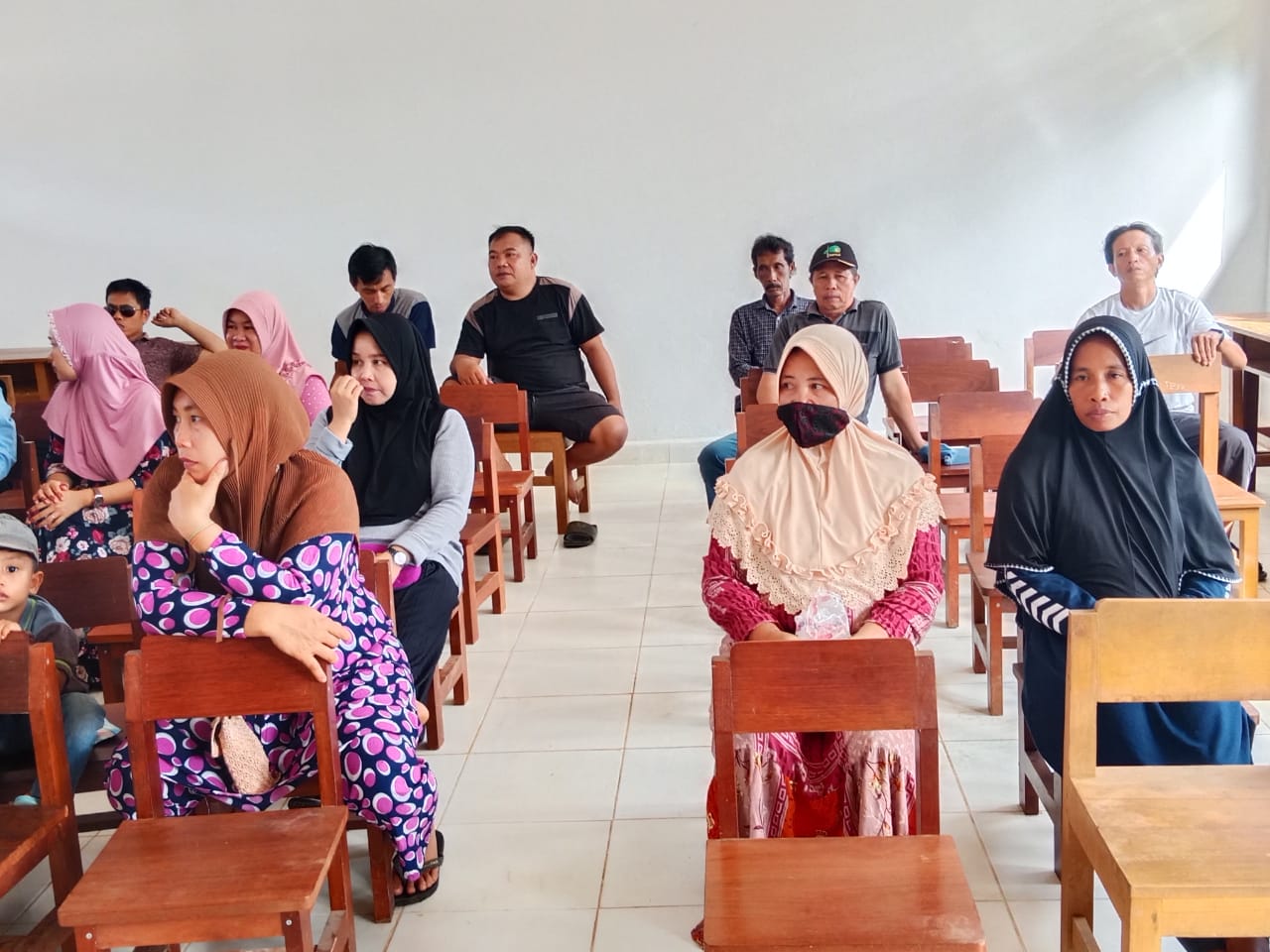 Sejumlah orang tua murid