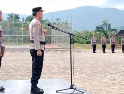 Pimpin Upacara, Kapolres Konut Resmi Tutup Operasi Ketupat Anoa Idhul Fitri 2024