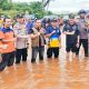 Bersama Pemda, F-PRB, Basarnas dan Polres Konut Monitoring Langsung Kondisi Banjir