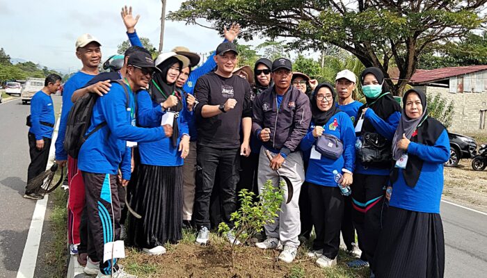 Peserta Orientasi P3K Konawe Bakti Sosial,  Hijaukan Kota Mendukung Program Konawe Bersahaja